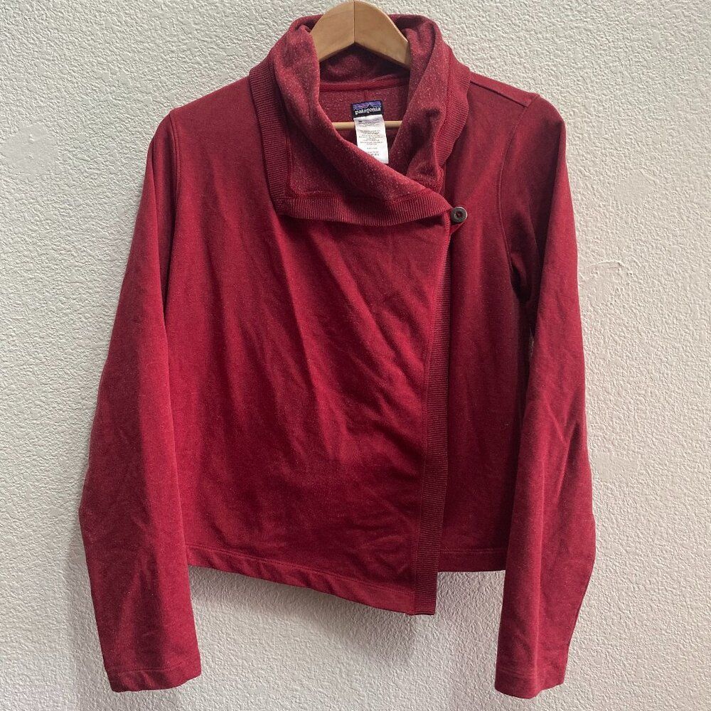 Patagonia W's At Sea Wrap Sweater Button Closure Sweatshirt 54495 Medium